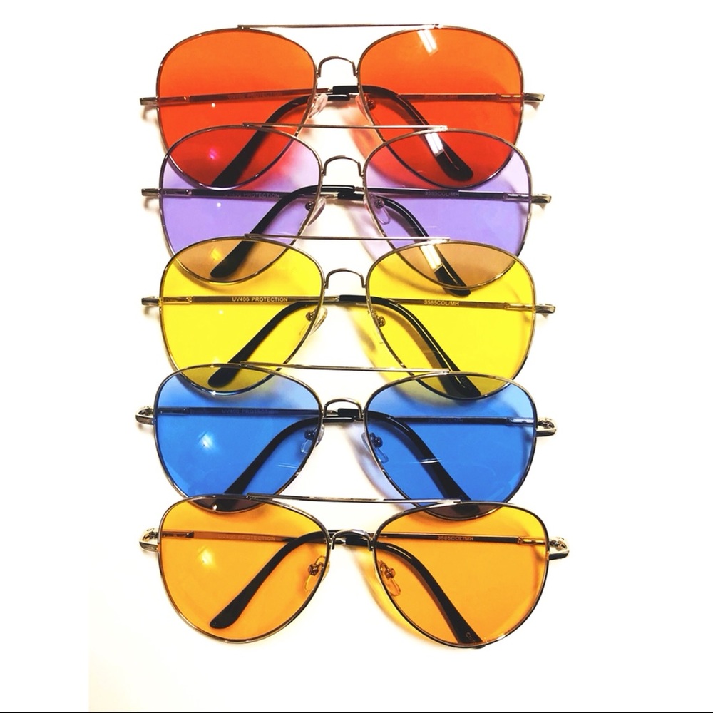 Calm Color Oversized Aviator Sunglasses